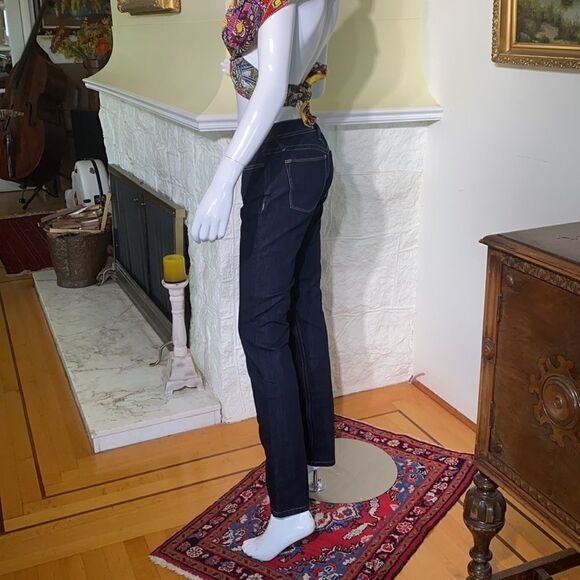 DL1961 Kate Slim Straight Leg Dark Denim Jeans - Picture 6 of 16